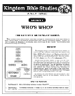 Kingdom Bible Studies No. 1