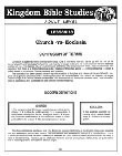 Kingdom Bible Studies No. 10