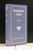Documentary Studies Vol. II