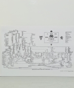 The Illustrious Lineage of the Royal House of Britain... Original Chart [1902 - 1977] Includes Mailing Tube.